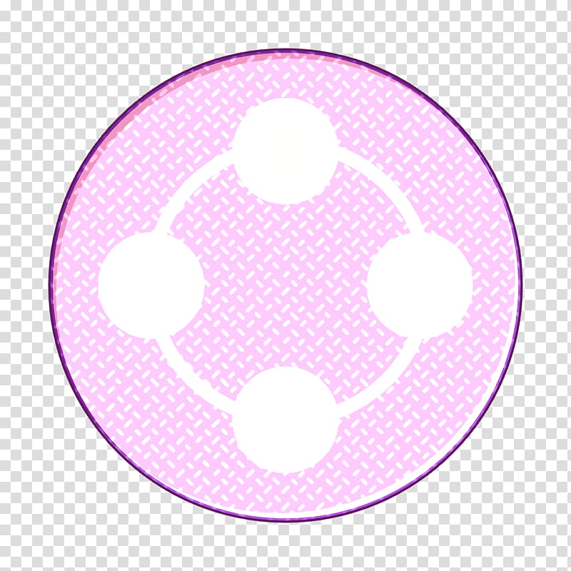 Graph icon Seo icon Teamwork and Organization icon, Pink, Circle, Violet, Purple, Magenta, Logo transparent background PNG clipart