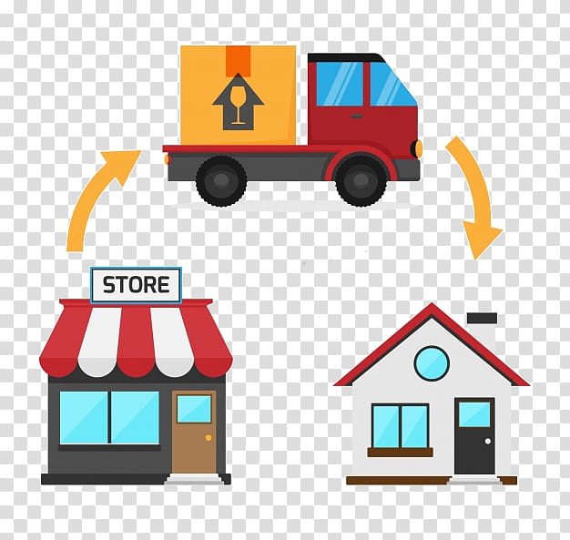 retail delivery truck clip art
