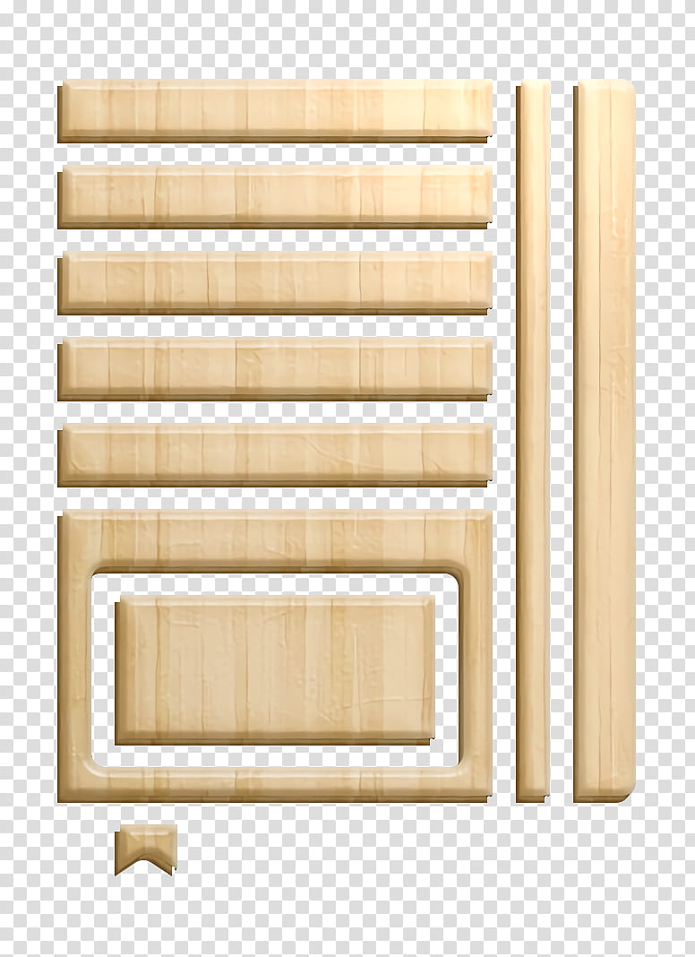 Address book icon Notebook icon Office Stationery icon, Beige, Shelf, Wood, Furniture, Rectangle, Shelving transparent background PNG clipart