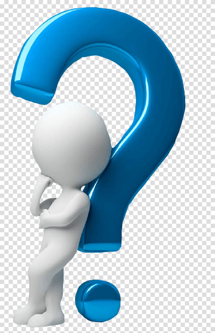 Blue Check Mark, Question Mark, Person, 3D Computer Graphics, Thought,  Animation, Computer Animation, Man transparent background PNG clipart |  HiClipart