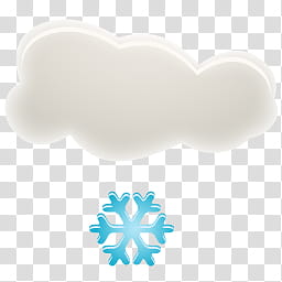 Beautiful Weather Icon Set, light snow transparent background PNG clipart