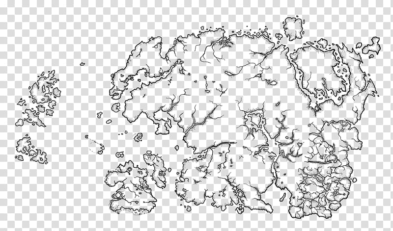 Coastline of Tamriel in, black illustration transparent background PNG clipart