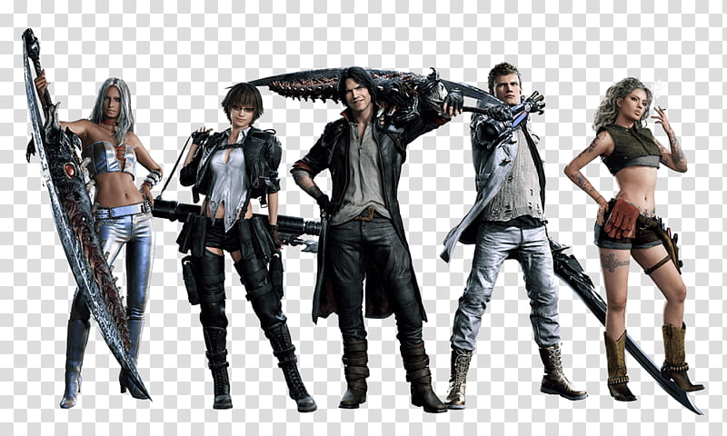 Devil May Cry 5 Animation, Dante, DMC Devil May Cry, Nero, Video Games, Preorder, Playstation 4, Costume transparent background PNG clipart