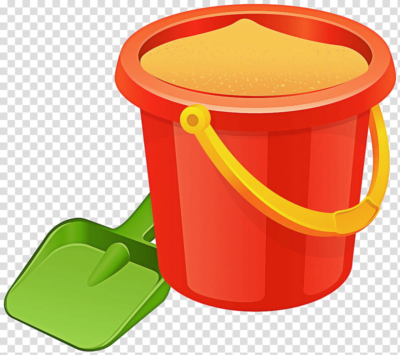 red sand pail
