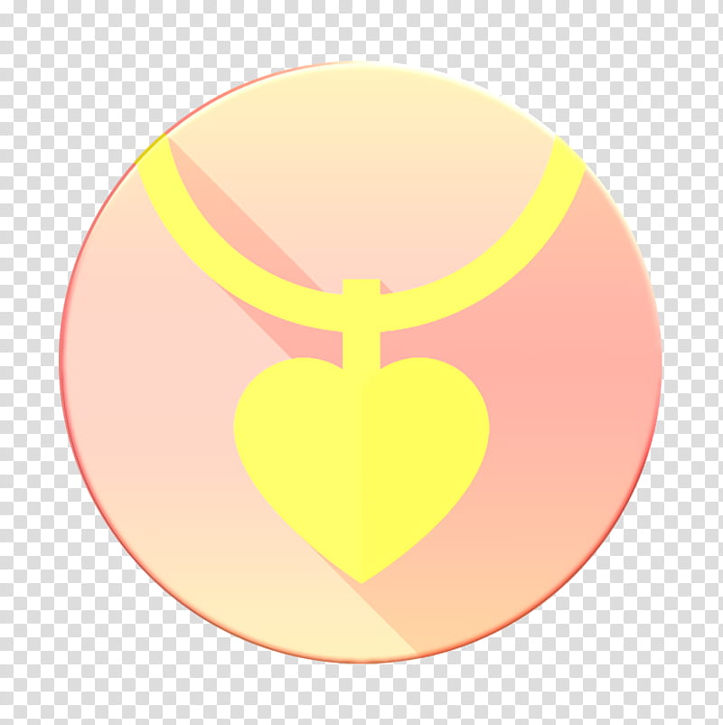 Pendant icon Jewelry icon Black icon, Yellow, Heart, Pink, Circle, Peach, Fruit, Plant transparent background PNG clipart