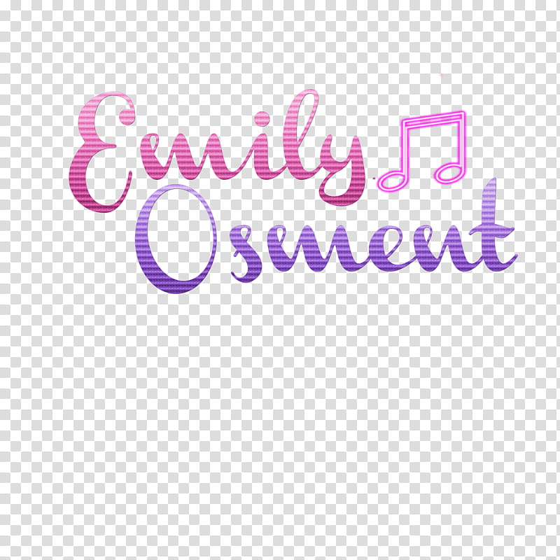 Texto Emily Osment transparent background PNG clipart