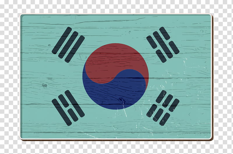Nation icon International flags icon South korea icon, Green, Teal, Turquoise, Wallet, Circle transparent background PNG clipart