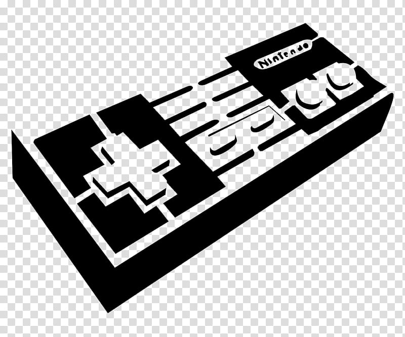 Nintendo stencil, Nintendo game controller illustration transparent background PNG clipart