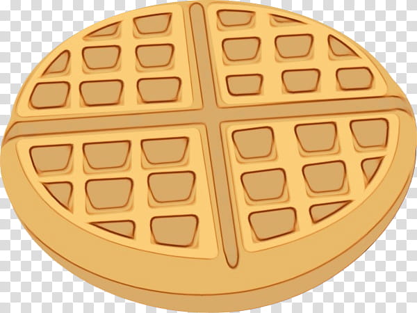 Waffle Commodity Wafer Design Pattern, Watercolor, Paint, Wet Ink, Material, Yellow, Breakfast, Finger Food transparent background PNG clipart