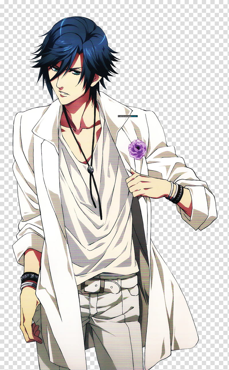 Uta No Prince Sama Ichinose Render, black-haired man anime character transparent background PNG clipart