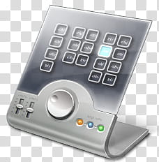 Black Vista Icon , Control Panel, white and gray digital device transparent background PNG clipart