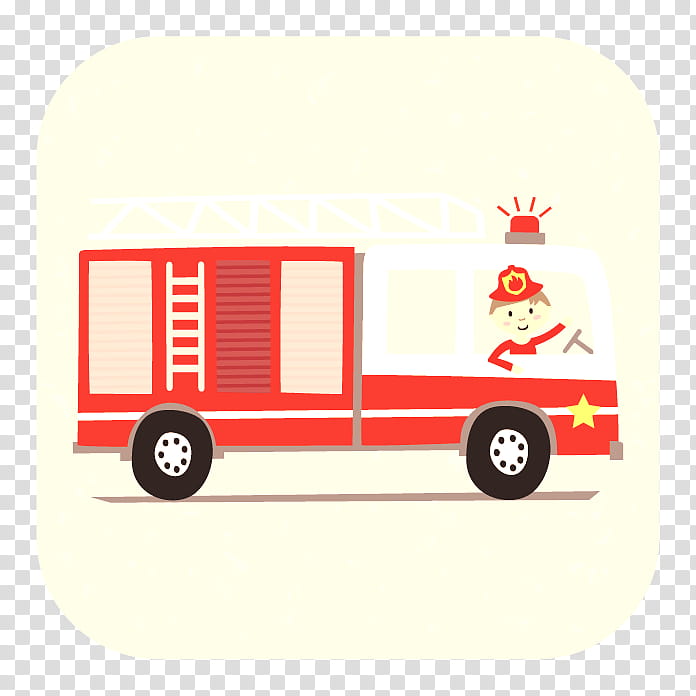motor vehicle transport vehicle mode of transport red, Truck, Car, Emergency Vehicle, Fire Apparatus transparent background PNG clipart