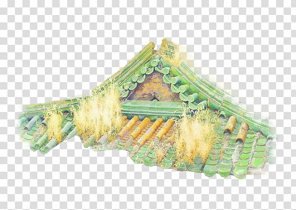green bamboo house transparent background PNG clipart