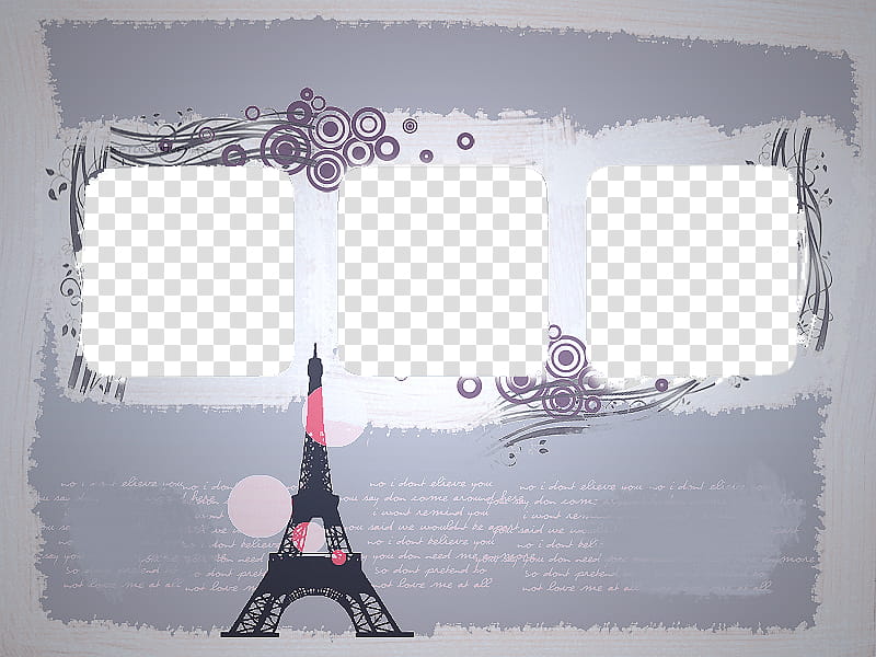 Textura, Eiffel Tower frame transparent background PNG clipart