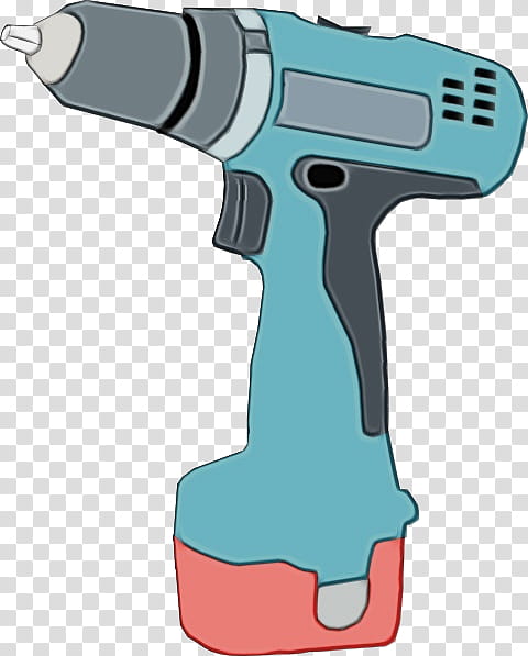 handheld power drill impact wrench impact driver tool screw gun, Watercolor, Paint, Wet Ink, Pneumatic Tool, Hammer Drill, Heat Guns transparent background PNG clipart