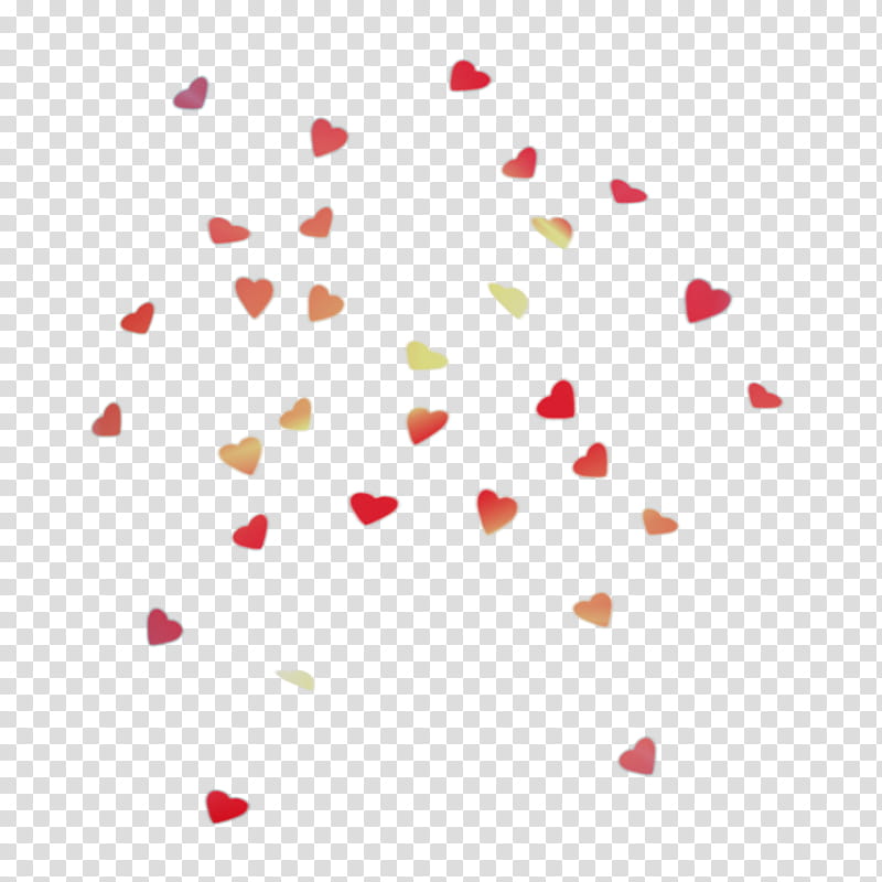 Falling Hearts, red heart transparent background PNG clipart