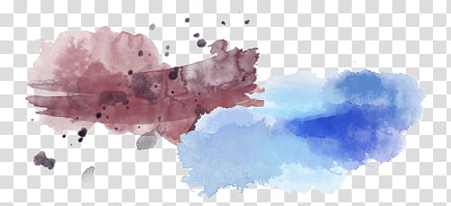Manchas de Pincel, brown and blue splatter transparent background PNG clipart
