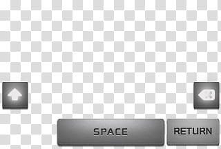 Eraser  v , Space and Return keyboard buttons transparent background PNG clipart