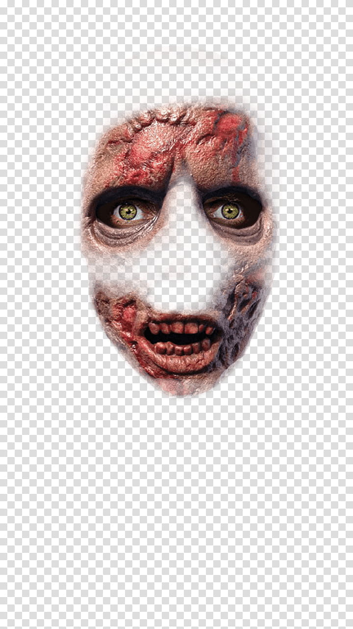 Halloween app Zombie Camera, face_ transparent background PNG clipart