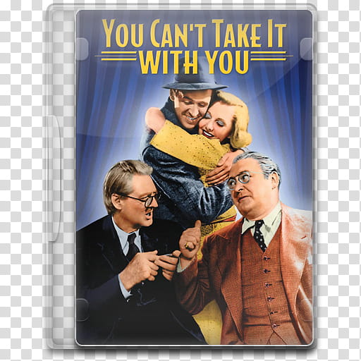 Movie Icon Mega , You Can't Take It with You, You Can't Take it with you DVD case transparent background PNG clipart
