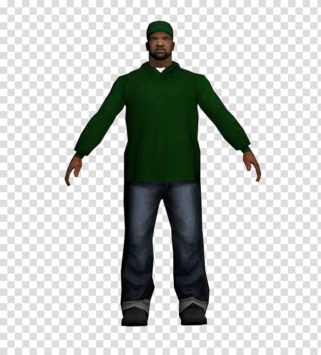 Grand Theft Auto San Andreas Green, Grand Theft Auto V, Video Games, Multi Theft Auto, Cutscene, Clothing, Standing, Sleeve transparent background PNG clipart