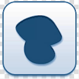 Albook extended blue , mushroom icon transparent background PNG clipart