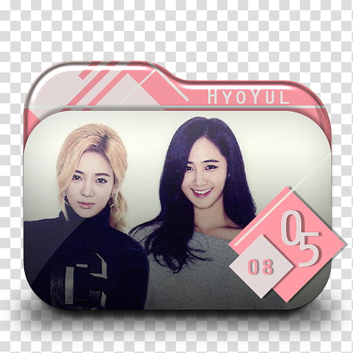 SNSD  Season Greetings Folder Icon , SGGGHyoyul_ transparent background PNG clipart