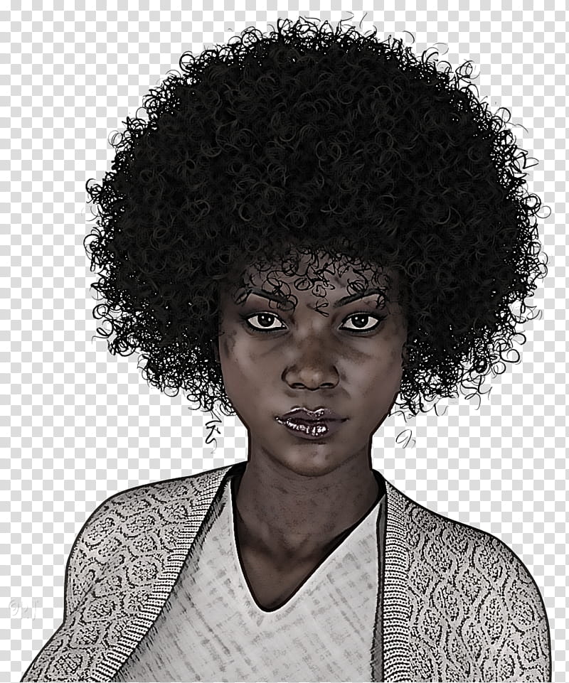 hair afro hairstyle jheri curl human, Scurl, Black Hair, Wig, Lace Wig, Fashion Accessory transparent background PNG clipart