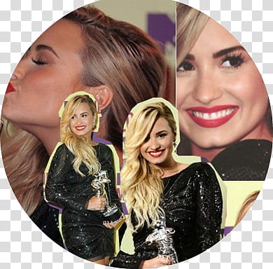 Demi Lovato, woman in black long-sleeved dres transparent background PNG clipart