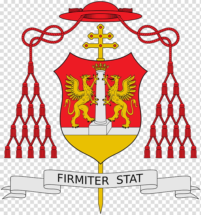 Santa, Cardinal, Coat Of Arms, Santa Lucia Del Gonfalone, Priest, Catholicism, Ecclesiastical Heraldry, Escutcheon transparent background PNG clipart