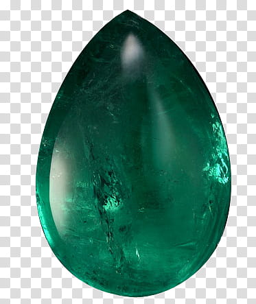 gemstones, tear-shaped green gemstone transparent background PNG clipart