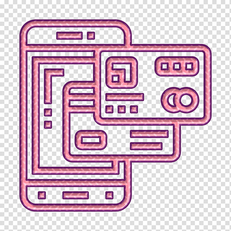 Digital Banking icon Smartphone payment icon Payment icon, Text, Line, Mobile Phone Case, Maze transparent background PNG clipart