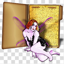 Dark Fairy My Documents for OD, DF MY DOCS transparent background PNG clipart