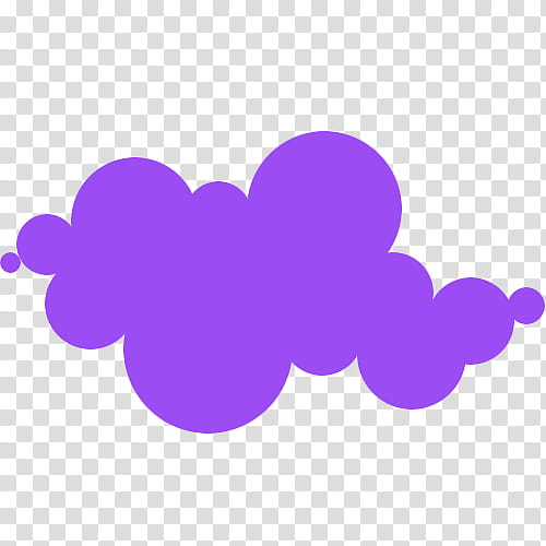 Recursos para PSC, drawing of purple cloud transparent background PNG clipart