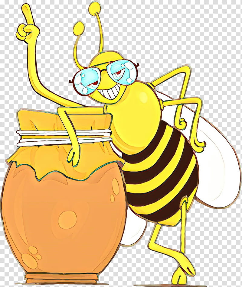 Bumblebee, Cartoon, Honeybee, Insect, Membranewinged Insect, Drink transparent background PNG clipart