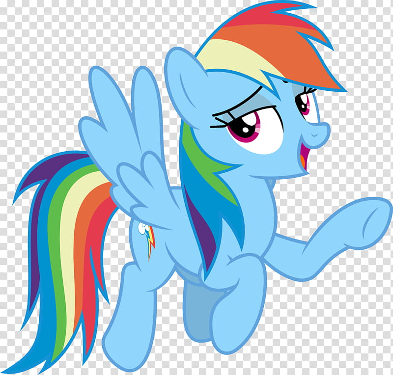 Mlp Fim Rainbow Dash transparent background PNG clipart