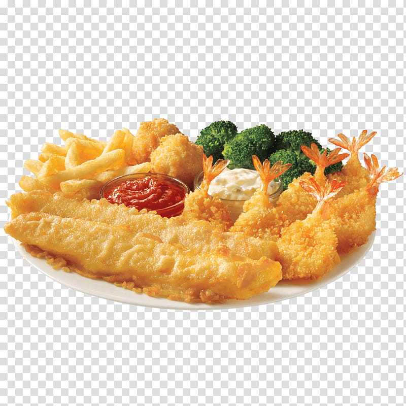 Fish And Chips, French Fries, FRIED SHRIMP, Fried Chicken, Fried Fish, Frying, Captain Ds, Restaurant transparent background PNG clipart