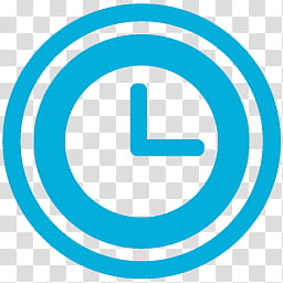 MetroStation, blue clock transparent background PNG clipart