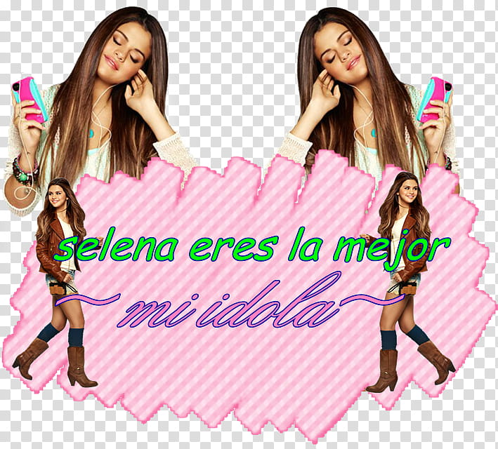 Selena eres lo mejor mi idola transparent background PNG clipart