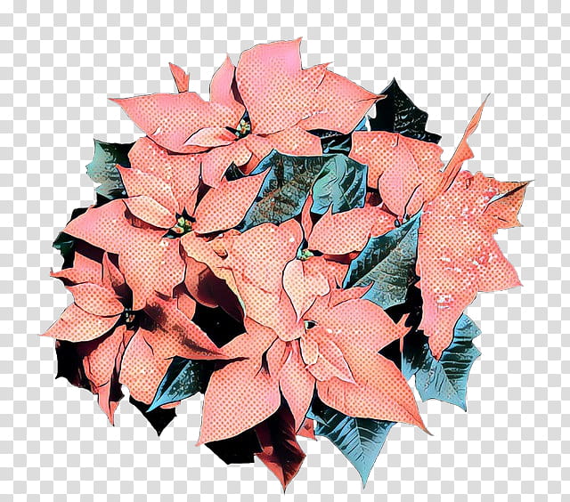 Origami, Pop Art, Retro, Vintage, Flower, Pink, Leaf, Plant transparent background PNG clipart