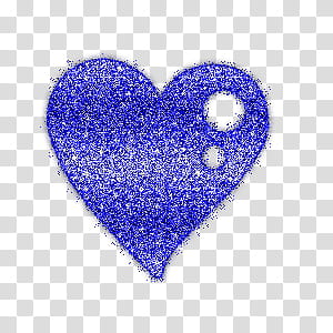 Personalization for Girls, glittered blue heart illustration transparent background PNG clipart