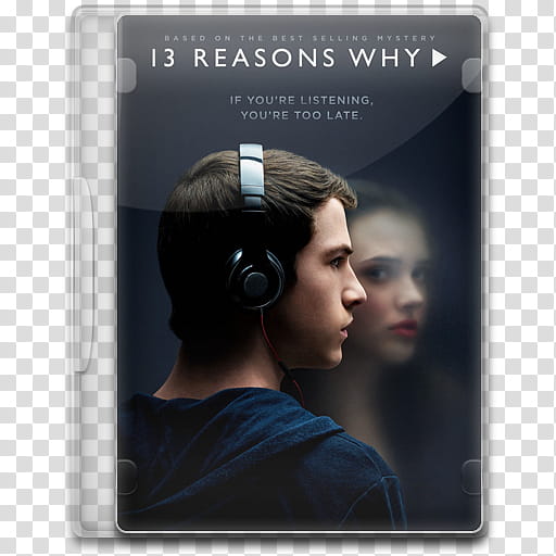 TV Show Icon ,  Reasons Why,  Reasons Why DVD case transparent background PNG clipart