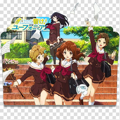 ANIME ICO , Sound Euphonium folder icon transparent background PNG clipart