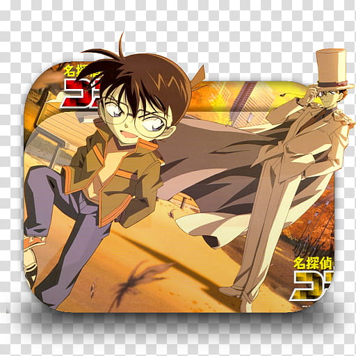 Anime Folder Icon Pack  by Knives, Detective Conan  transparent background PNG clipart