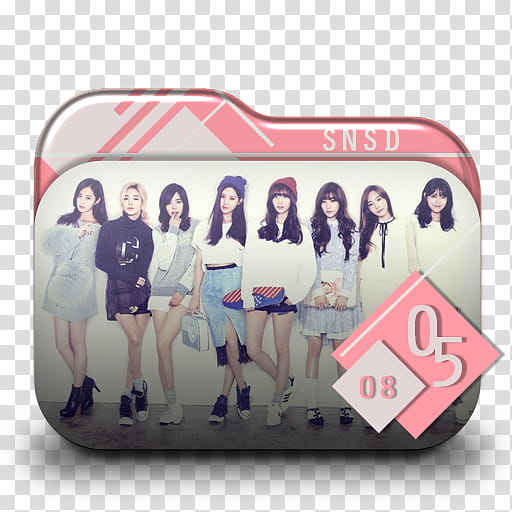 SNSD  Season Greetings Folder Icon , SGGG_ transparent background PNG clipart