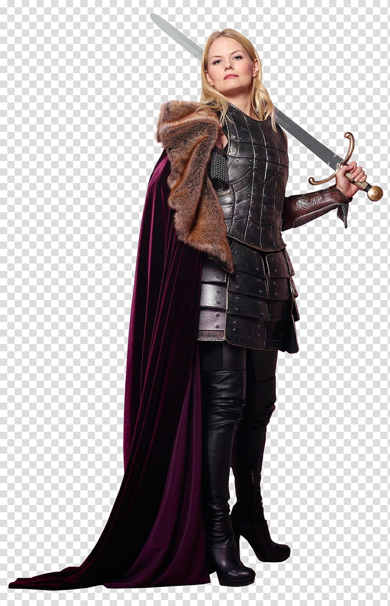 woman holding sword wearing knight armor transparent background PNG clipart