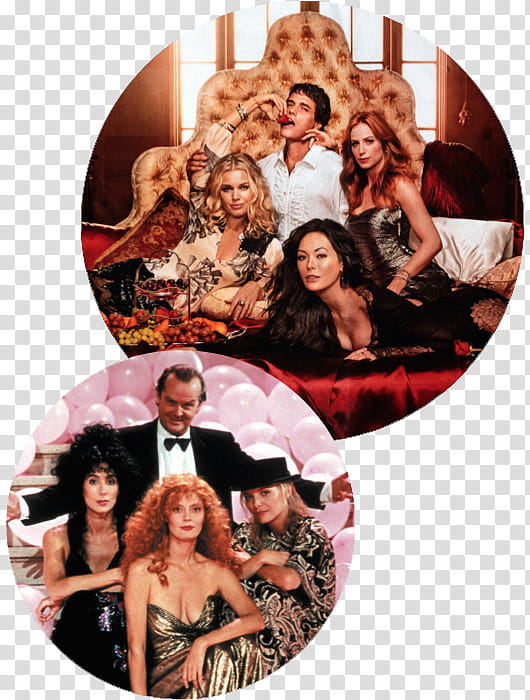 Sukie Ridgemont Collage, Film, Witchcraft, Film Producer, Michelle Pfeiffer, Susan Sarandon, Cher, George Miller transparent background PNG clipart
