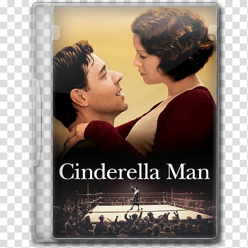 the BIG Movie Icon Collection C, Cinderella Man, Cinderella Man DVD case transparent background PNG clipart