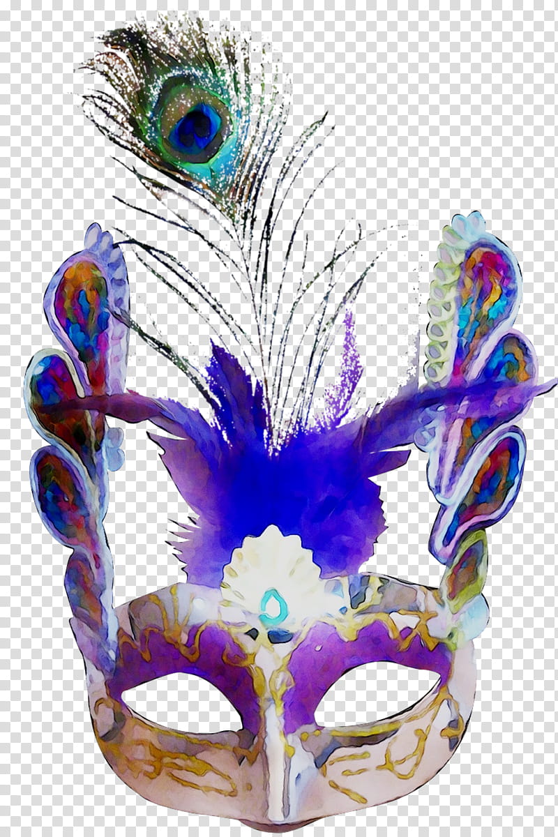 Festival, Mask, Purple, Feather, Masque, Headpiece, Costume, Mardi Gras transparent background PNG clipart