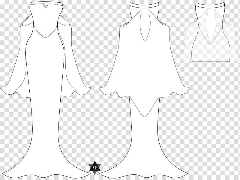 For a Humble Goddess Lines, dress illustration transparent background PNG clipart